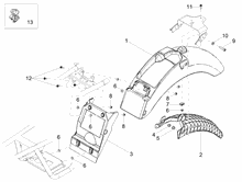 Hinteres schutzblech