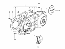 Kurbelwelledeckel - Kühlung kurbelgehäuse