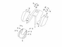 Verkleidungen vorne - Spritzschutz