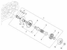 Getriebene riemenscheeiben