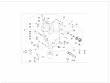 Schwungraddeckel - Ölfilter