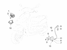 Spannungsreglerern - Elektronisches Steuergerern - Zündspule