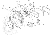Vorderes Handschuhfach  - Schild-Rückseite