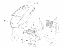 Hinterabdeckung - Kotflügellappen
