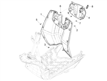 Vorderes Handschuhfach  - Schild-Rückseite