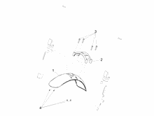 Vorderes Schutzblech-Stütze