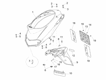 Hinterabdeckung - Kotflügellappen