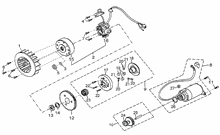 Schwungrad-Startermotor