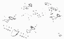 Rear headlight - Top box