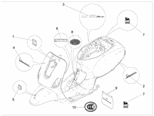 Plaketten - Verzierungen