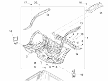 Vorderes Bodenpaneel