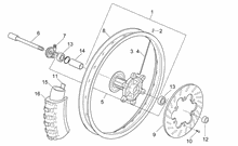 Hinterrad Scheibenbremse