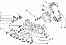 Befestigung schaltsegment