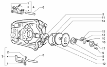 Einheit Zylinder-Kolben-Kolbenbolzen