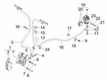 Bremschlauchen - Bremszangen