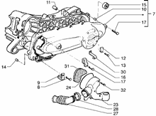 Befestigung schaltsegment