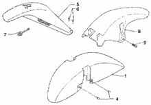 Schließvorrichtung kotflügel