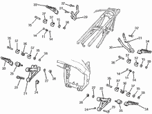 Mittlere Verklaidung - Fußraster