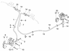 Bremschlauchen - Bremszangen