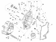 Schwungraddeckel - Ölfilter