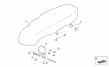 Rear headlight - Top box