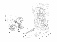 Schwungraddeckel - Ölfilter