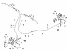 Bremschlauchen - Bremszangen