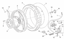 Hinterrad Scheibenbremse