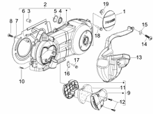 Kurbelwelledeckel - Kühlung kurbelgehäuse