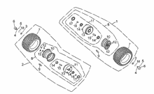 Hinterrad Scheibenbremse