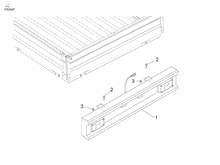 Hinterabdeckung - Kotflügellappen