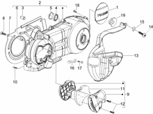 Kurbelwelledeckel - Kühlung kurbelgehäuse