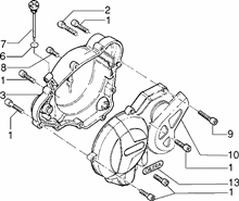 Befestigung schaltsegment