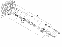 Getriebene riemenscheeiben