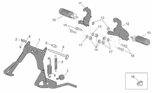 Fussrasten - Ständer