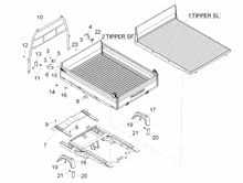 Ladeflächenbauteile