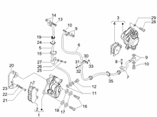 Bremschlauchen - Bremszangen