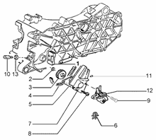 Befestigung schaltsegment