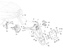 Hinterabdeckung - Kotflügellappen