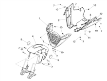 Vorderes Schutzblech-Stütze