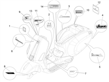 Plaketten - Verzierungen