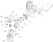 Drosselkörper - Einspritzdüse – Ansaugstutzen