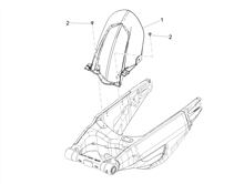 Hinteres schutzblech