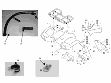 Verkleidungen vorne - Spritzschutz