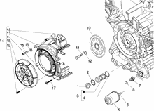 Schwungraddeckel - Ölfilter