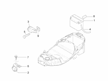 Fernschalteren - Batterie - Hupe