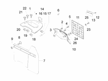 Hinterabdeckung - Kotflügellappen