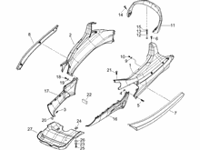 Seitenabdeckung - Spoiler