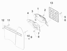 Hinterabdeckung - Kotflügellappen