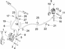 Bremschlauchen - Bremszangen